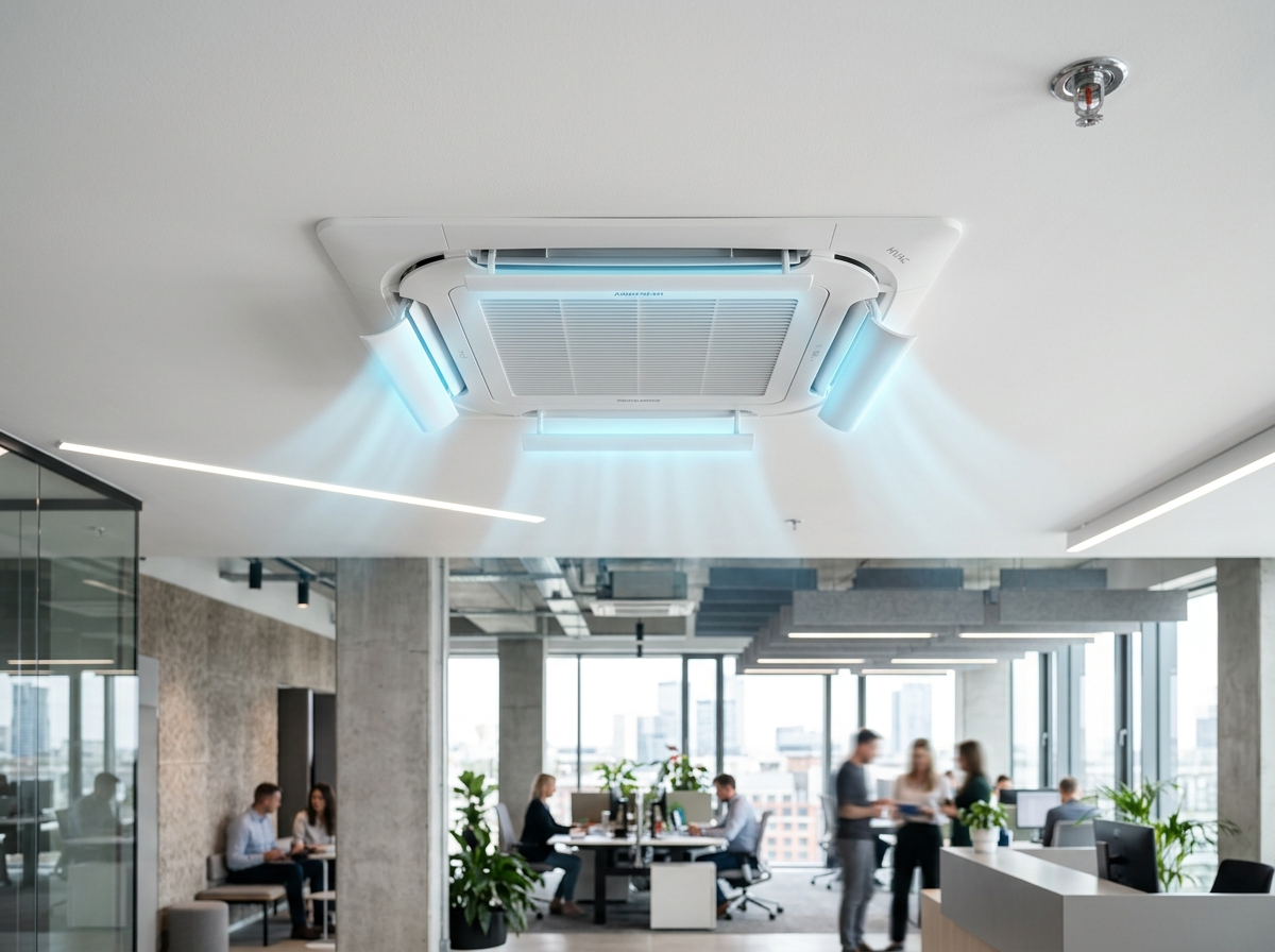 4-Way Ceiling Cassette AC (Inverter & Non-Inverter)